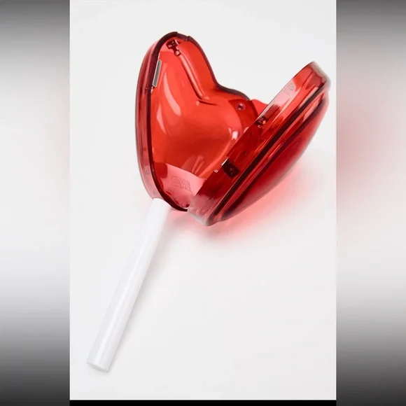 Zara heart lollipop box bag, red , Valentine’s Day